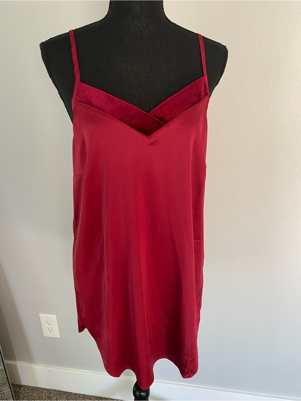 Velvet Adjustable Strap Camisole